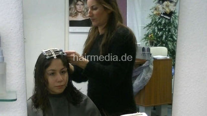 060118 Nisa teen perm by Grazia 1 - dry haircut and foam perm