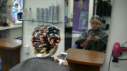 060118 Nisa teen perm by Grazia 1 - dry haircut and foam perm