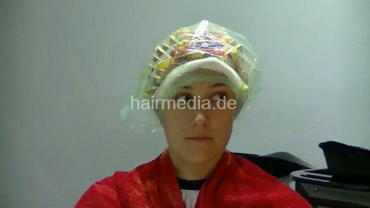 0718 Lana red perm part 2 by barber help
