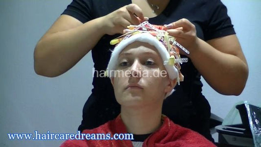 0718 Lana red perm part 2 by barber help