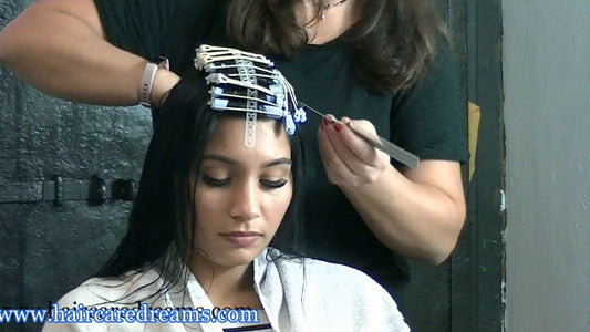 1018 Barberette Melody freestyle perm rollerset