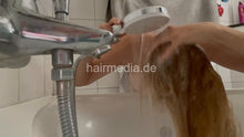 Carica l&#39;immagine nel visualizzatore di Gallery, 1236 Barberette BettinaK long curly hair self forward shampoo and style braid