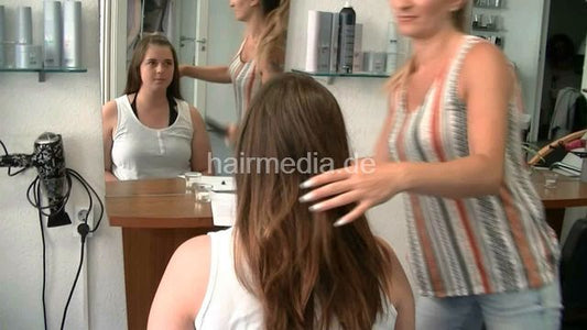 1508 Teen Antje haircut and afro perm by Grazia