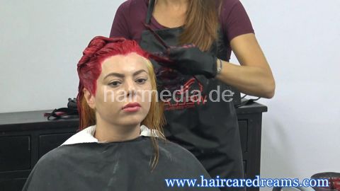157 Türkin Dauerwelle - coloring red