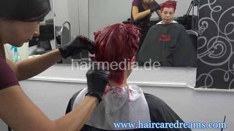 157 Türkin Dauerwelle - coloring red