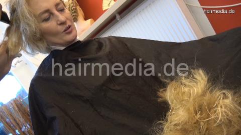 8200 Joanna 15 firm dry buzzcut and headshave while daughter is angry, by Zoya