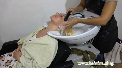 1606 Jenny upright shampoo fresh styled hair by Melody