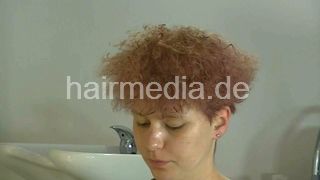1903 Teen Kaleida first buzz cut by barber