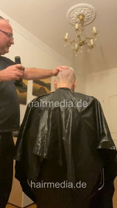 2012 231204 home salon dry buzz and bleach headshave
