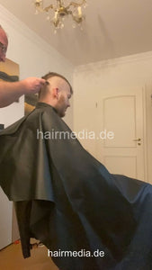 2012 240430 home salon dry buzz and bleach headshave