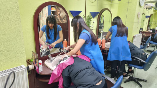 1050 231219 JMK custom private livestream XXL hair Fatima by Magui forward shampooing