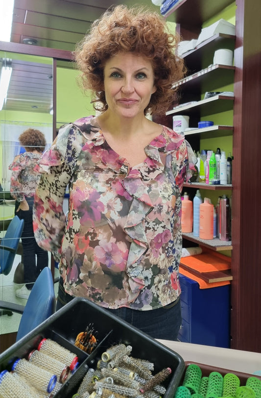 1050 240329 CarmenC forward shampoo, mask,  and Borstenwickler wetset by barber private livestream