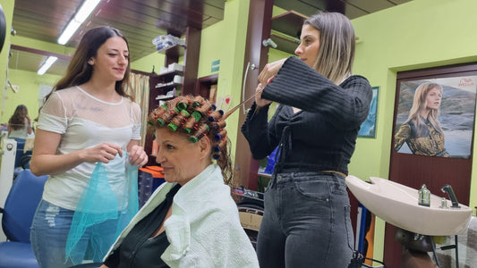 1050 240416 CarmenC by Leyla shampoo and faked perm private livestream