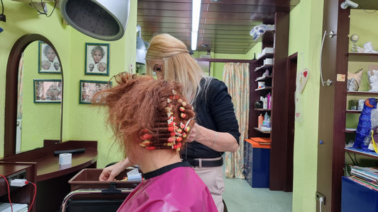1050 240418 chewing and smoking CarmenC by Dzaklina coloring and AS custom perm private livestream
