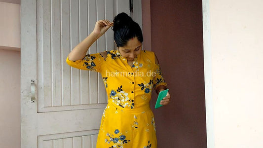 1242 250821 Moumita Bathroom hairwashing