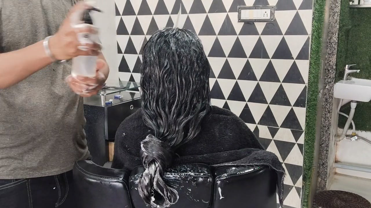 1242 Krisha 1X Upright 1X Forward 1X Conditioning By Male Barber