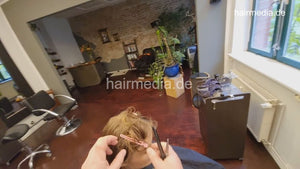 1181 ManuelaD 2 haircut ASMR by barber POV Cam