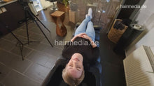 Load image into Gallery viewer, 1181 SandraD 1 backward pampering shampoo by barber POV cam