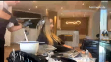 Cargar imagen en el visor de la galería, 1257 230913 Nansi Bulgaria, highlighting by barber, shampoo, blow dry livestream