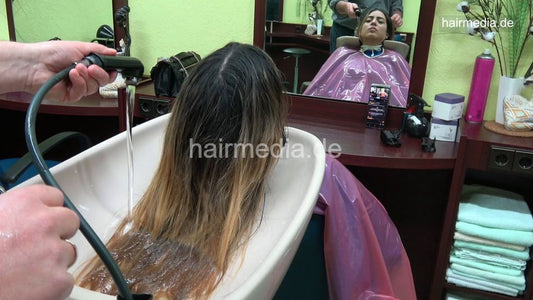 2303 AliciaN 1 by barber shampooing backward tie closure cape multicaped