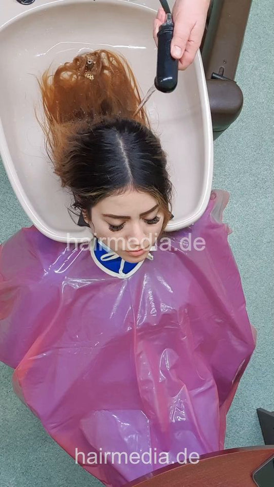2303 AliciaN 1 by barber shampooing backward tie closure cape multicaped ceilingcam