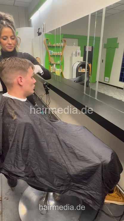 2030 TobiasT shampoo and haircut