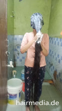 Load image into Gallery viewer, 1242 Priya self hair washing forward