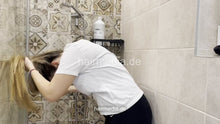 Cargar imagen en el visor de la galería, 1257 240122 Nansi Bulgaria self shampoo at shower and blow out livestream