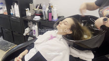 Load image into Gallery viewer, 1257 240227 Nansi Bulgaria, pink salon shampooing and blowout