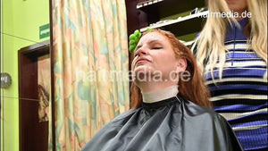 1050 240321 CarmenC by Dzaklina doing the roots, shampoo, haircut private livestream