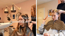 Laden Sie das Bild in den Galerie-Viewer, 7206 Ukrainian hairdresser in Berlin 240330 1 st session Part 1