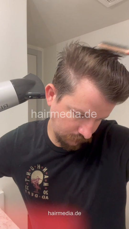 2030 Jbird 240522 self double shampoo and blow style