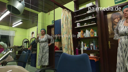 1050 Tina 251126 private livestream forward wash, wetset or fakeperm by new barberette Anna