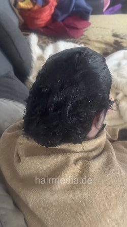 1269 Yvonne and Mike 260218 Home Both Coloring and Forward Shampoo, Blow Dry