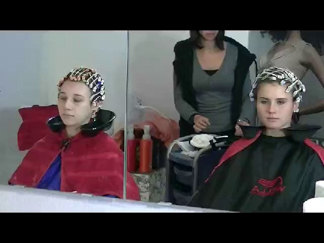 2 Girls Perm& Dryer Scene