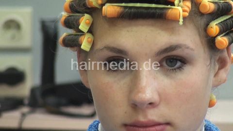 7059 Teen Astrid first perm 2 perm B by old barber