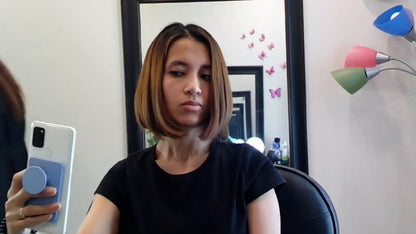ASMR haircut for Katy_ big chop! (haarminnaar exclusive)