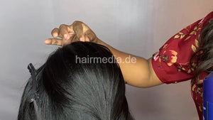 9149 Beautiful Bride Riddham Bun Hairstyle For Her Wedding