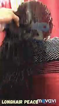 9149 Bf Doing Extreme Oiling Session With Braids, Buns, Ponytails