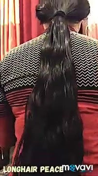 9149 Bf Doing Extreme Oiling Session With Braids, Buns, Ponytails