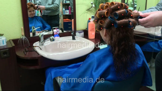 1259 Barberette CarmenC 2 by salonbarber wetset redhead