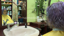 Load image into Gallery viewer, 2305 Charlene 2nd session 1 forward shampooing by barber multicaped