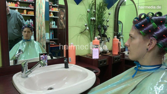 2305 Charlene 2nd session 3 wetset by barber multicaped and apron