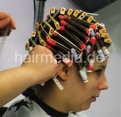134 Barberette Jessy Stylist perm rollerset part 2