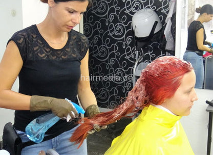 2606 Julia upright shampoo by Steph