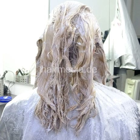 Aylin complete 3 hours, haircut, bleaching, going silver and brown, several shampooings