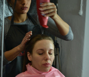 Lily First Upright Shampoo by Melody in Dyeing Apron