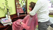 Load image into Gallery viewer, 2300 Daniel by student Hannes and salonbarber 1 backward shampooing and hood dryer