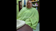 Load image into Gallery viewer, 2304 Dominic, 3 forwardwash, buzzcut, scalpmassage, Oster headshave vertical video