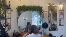 Load image into Gallery viewer, 1253 JasminJ austrian barberette at her homesalon doing her hair
